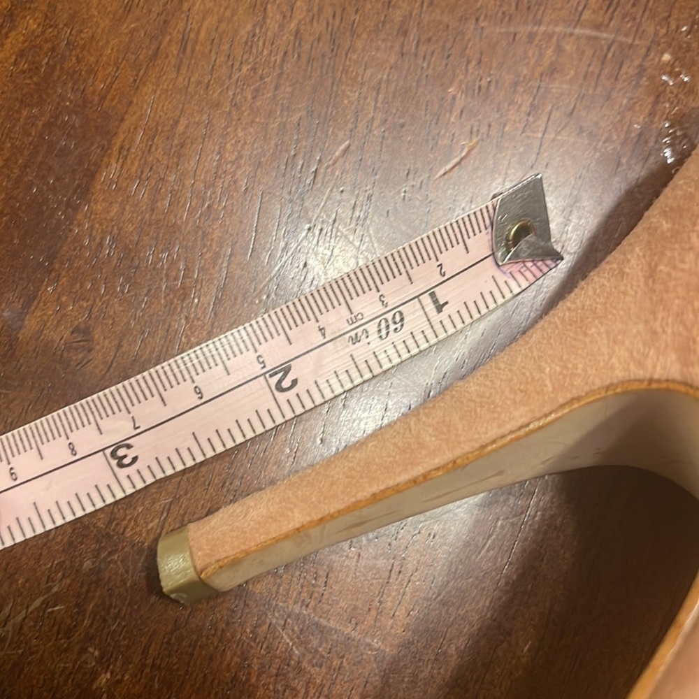 MADEWELL Mira Heel in light pink suede. Size 8.5 - Picture 8 of 8